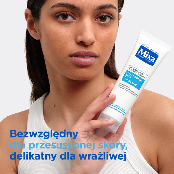 MIXA Comfort Cleanser żel do mycia twarzy przeciw przesuszeniom Kwas hialuronowy + Skwalan 150ml