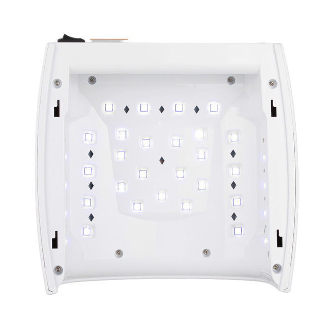 AlleLux S10 Dual UV/LED 48W lampa akumulatorowa mobilna do lakierów hybrydowych i żeli Biała