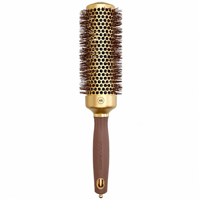 Olivia Garden Expert Blowout Speed Gold&Brown szczotka do modelowania włosów 45mm