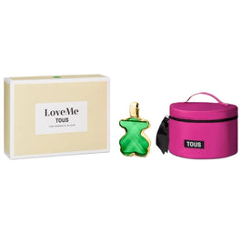Tous LoveMe The Emerald Elixir zestaw perfumy spray 90ml + kosmetyczka