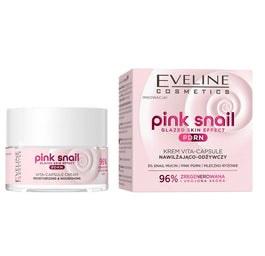 Eveline Cosmetics Pink Snail krem nawilżająco–odżywczy 50ml