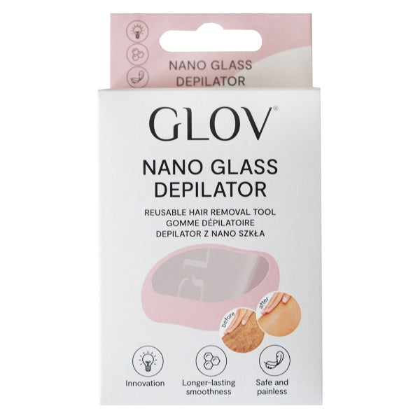 Glov Depilator z nano szkła Pink
