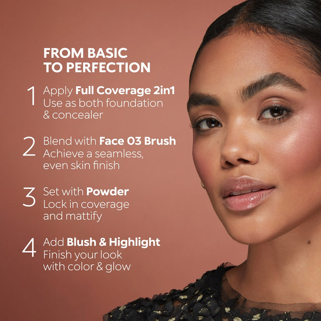 KIKO Milano Full Coverage 2-In-1 Foundation & Concealer mocno kryjący podkład i korektor 2 w 1