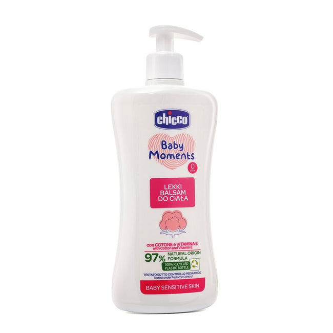 Chicco Baby Moments lekki balsam do ciała 0m+ 500ml
