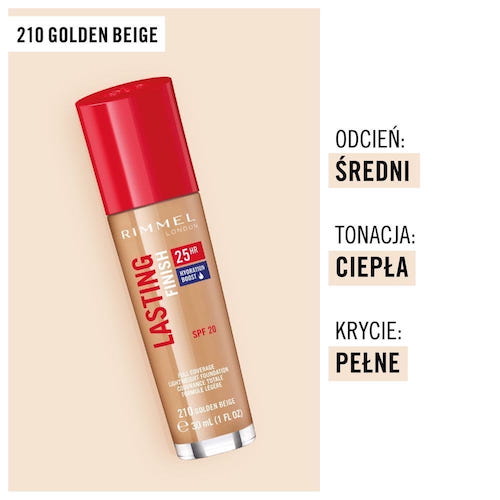 Rimmel Lasting Finish 25HR SPF20 długotrwały podkład do twarzy