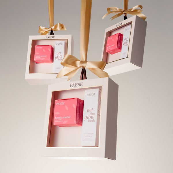 Paese All About The Base 01 zestaw rozświetlający krem do twarzy 30ml + sypki puder jęczmienny 10g