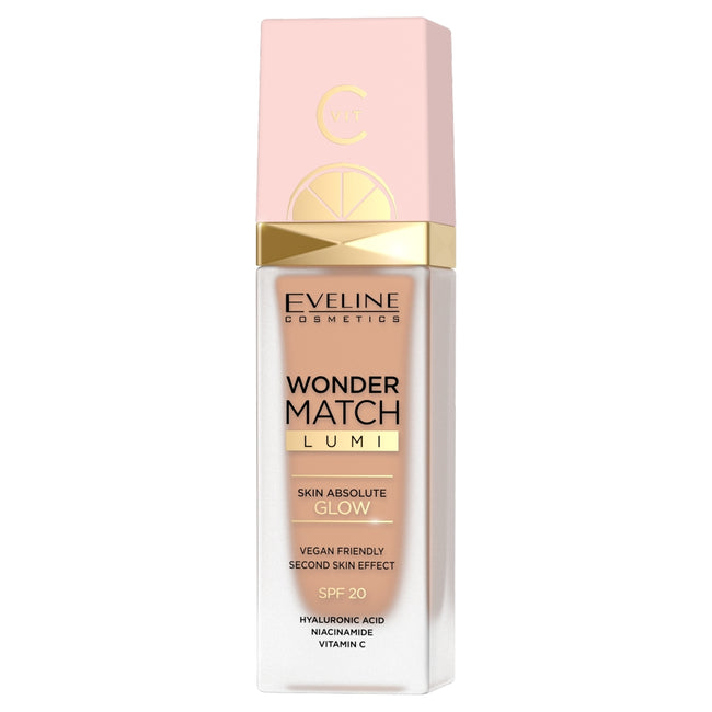 Eveline Cosmetics Wonder Match Lumi luksusowy podkład rozświetlający do twarzy