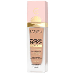 Eveline Cosmetics Wonder Match Lumi luksusowy podkład rozświetlający do twarzy 25 Sand Beige 30ml