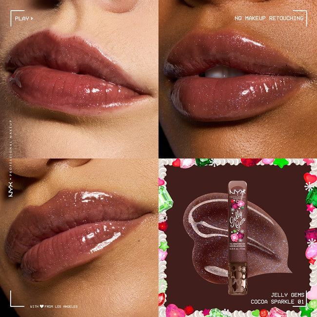 NYX Professional MakeUp Jelly Gem błyszczyk do ust z wysokim połyskiem 7.5ml