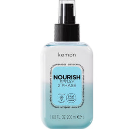 Kemon Nourish Spray 2 Phase dwufazowy spray do włosów zniszczonych 200ml