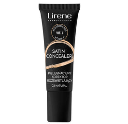 Lirene Satin Concealer pielęgnacyjny korektor rozjaśniający 02 Natural 10ml