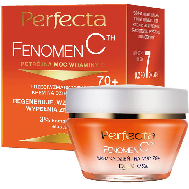 Perfecta Fenomen C przeciwzmarszczkowy krem do twarzy na dzień i na noc 70+ 50ml