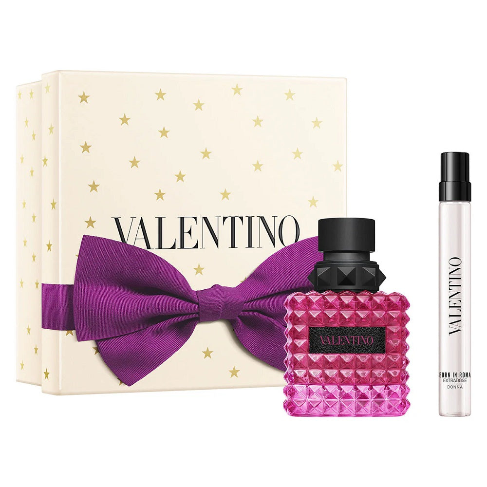 valentino valentino donna born in roma extradose ekstrakt perfum 50 ml   zestaw  
