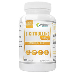 WISH Pharmaceutical L-Citrulline 500mg suplement diety 120 kapsułek