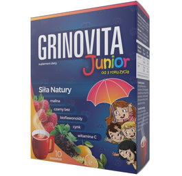 Grinovita Junior suplement diety 10 saszetek