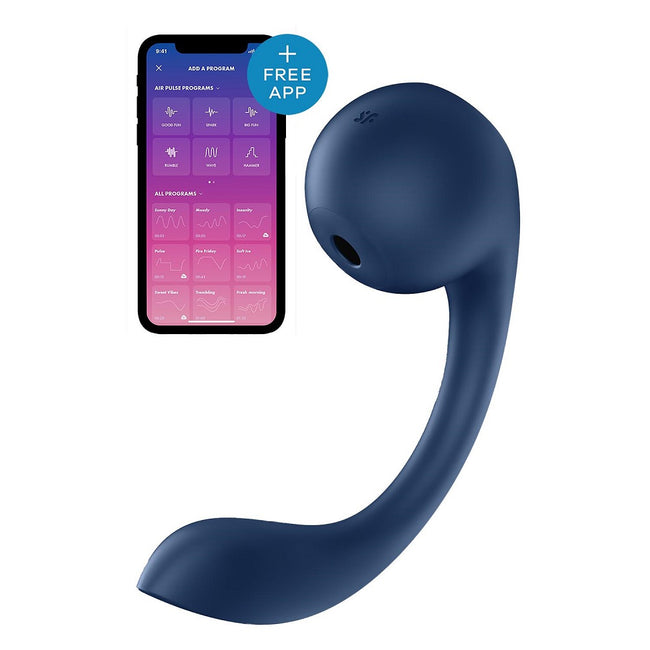 Satisfyer Pro+ Wave 4 stymulator punktu G i łechtaczki Dark Blue