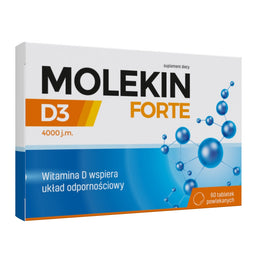 Molekin D3 Forte 4000 j.m. suplement diety 60 tabletek powlekanych