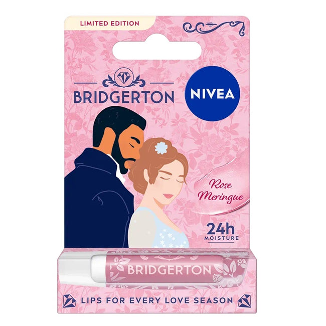Nivea Bridgerton Edition Daphne&Simon pielęgnująca pomadka do ust 4.8g