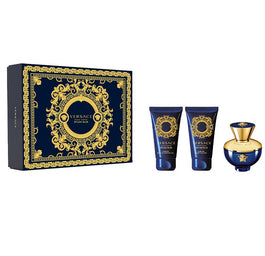 Versace Pour Femme Dylan Blue zestaw woda perfumowana spray 50ml + żel pod prysznic 50ml + balsam do ciała 50ml