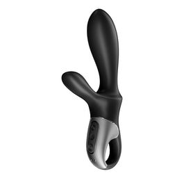 Satisfyer Heat Climax+ analny wibrator ze stymulacją Black