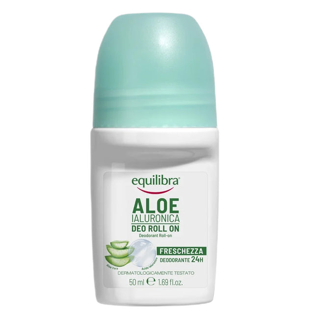 Equilibra Aloe aloesowy dezodorant w kulce z kwasem hialuronowym 50ml