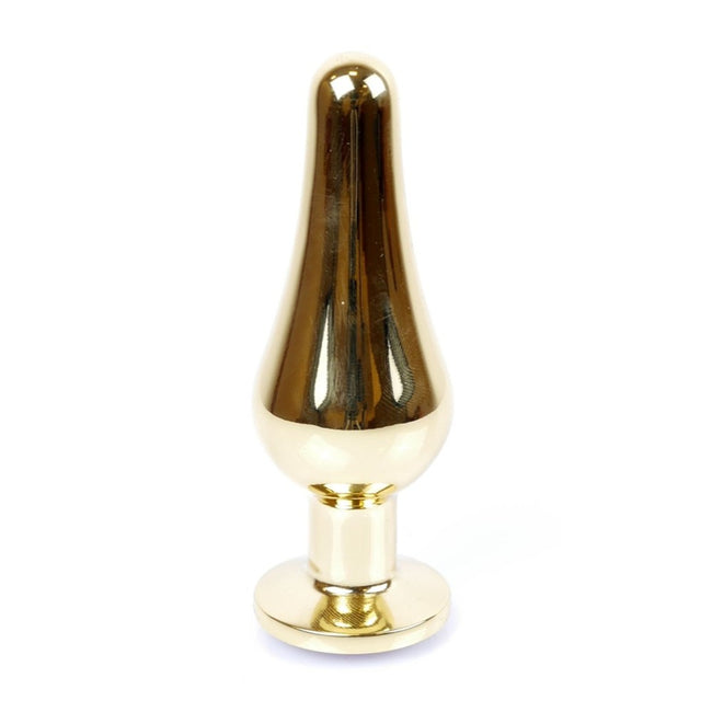 MyLove Butt Plug Collection Jewellery Gold metalowy korek analny Green