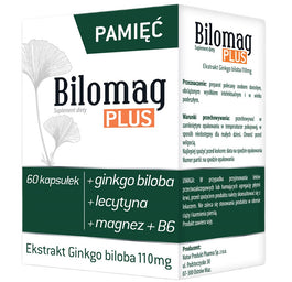 Bilomag Plus suplement diety 60 kapsułek