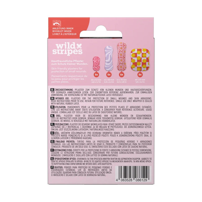 Wild Stripes Classic Sensitive plastry klasyczne Pastel Fun 20szt.