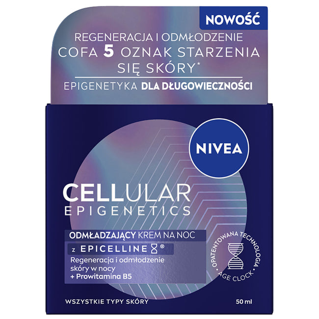 Nivea Cellular Epigenetics odmładzający krem na noc 50ml