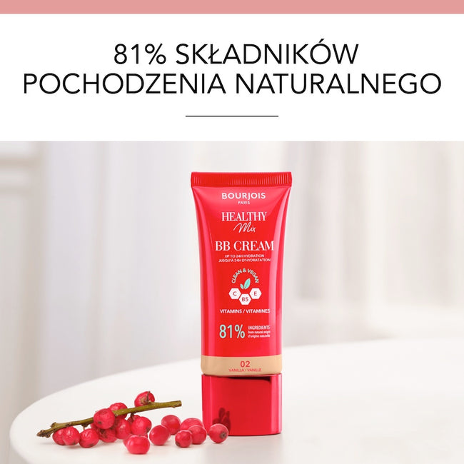 Bourjois Healthy Mix kryjący krem BB z kompleksem witamin