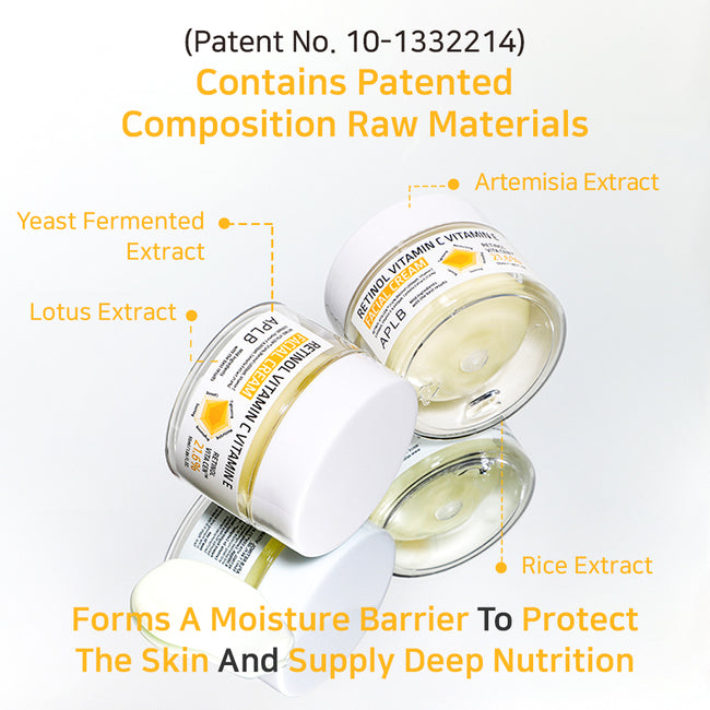 APLB Retinol Vitamin C Vitamin E Facial Cream rozświetlający krem do twarzy 55ml