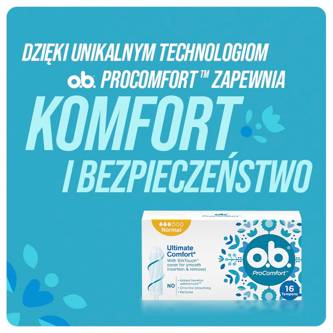 O.B. ProComfort Normal tampony 16szt.