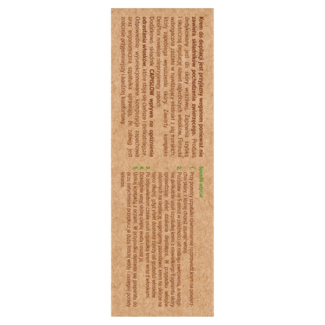 Joanna Sensual Vegan krem do depilacji twarzy 20g
