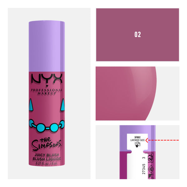 NYX Professional MakeUp Saucy Sisters Fat Cheeks róż do policzków w płynie 8ml