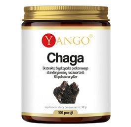 Yango Chaga ekstrakt 10% polisacharydów suplement diety 50g