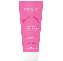 4organic Naturalny żel pod prysznic Pink Fruits 200ml