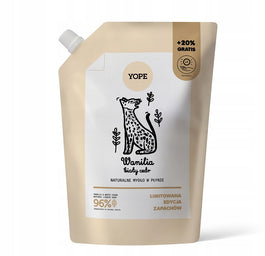 Yope Naturalne mydło w płynie refill Wanilia & Biały Cedr 600ml