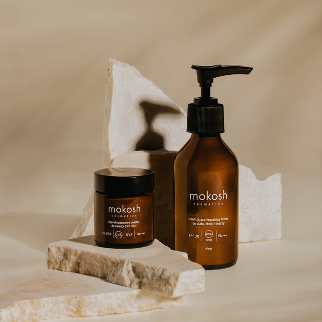 Mokosh Szerokopasmowy booster do twarzy SPF50+ Aloes 30ml