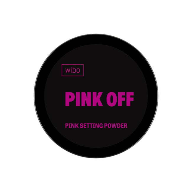 Wibo Pink Off Setting Powder różowy puder utrwalający makijaż 7g