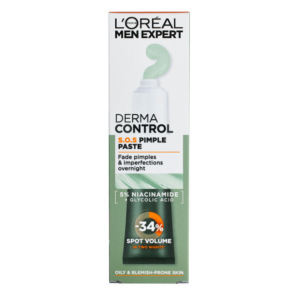 L'Oreal Paris Men Expert Derma Control punktowa pasta na niedoskonałości 45ml