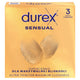 Durex Sensual super cienkie prezerwatywy lateksowe 3szt