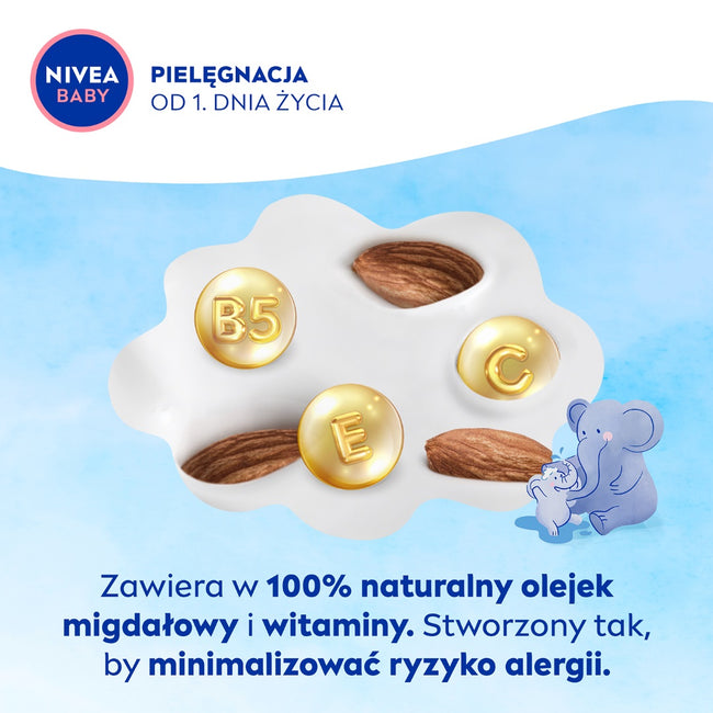 Nivea Baby płyn do mycia łagodna kąpiel 450ml