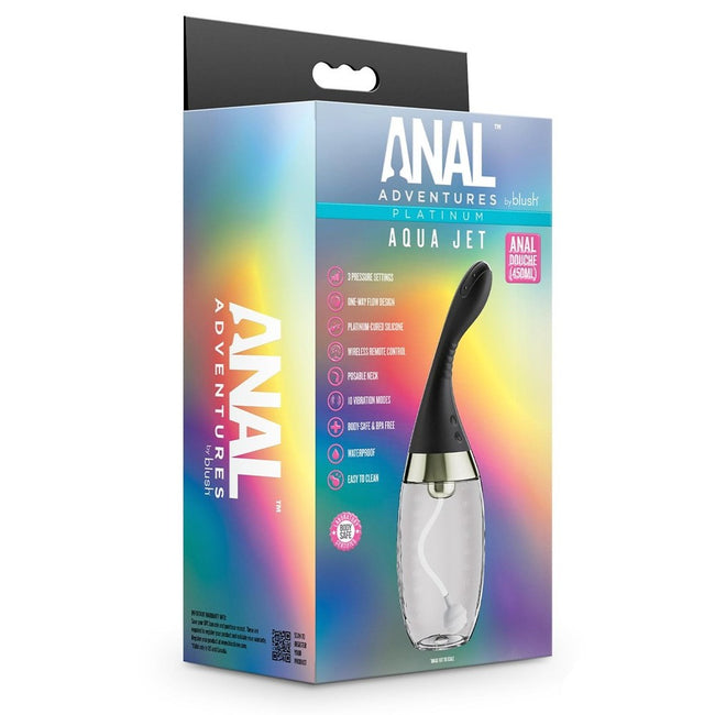 Blush Anal Adventures Aqua Jet irygator analny Black