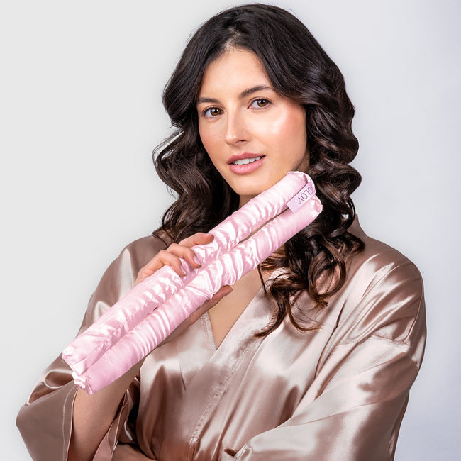 Glov Dream Curl zestaw wałek do stylizacji włosów na zimno 1szt + satynowy czepek 1szt