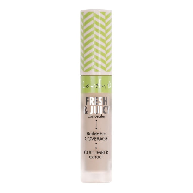 Lovely Fresh & Juicy Concealer rozświetlający korektor do twarzy z ekstraktem z ogórka 4.8g
