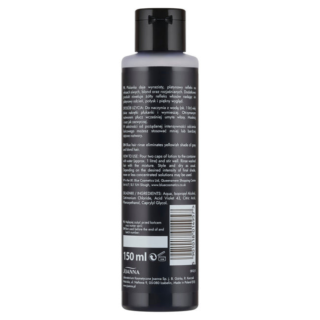 Joanna Ultra Color płukanka do włosów niebieska 150ml