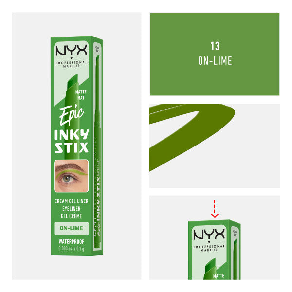 NYX Professional MakeUp Epic Inky Stix kremowo-żelowy eyeliner wodoodporny