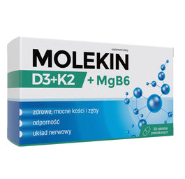 Molekin D3 + K2 + MgB6 suplement diety 60 tabletek powlekanych
