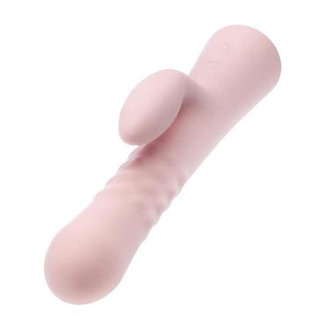Blush Jaymie wibrator króliczek z pulsującym trzonem Pink