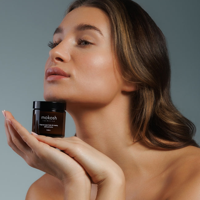 Mokosh Regenerujący krem do twarzy anti-pollution Malina 60ml